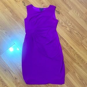 Enfocus studio, purple dress. Size 10. 95% polyester 5% spandex